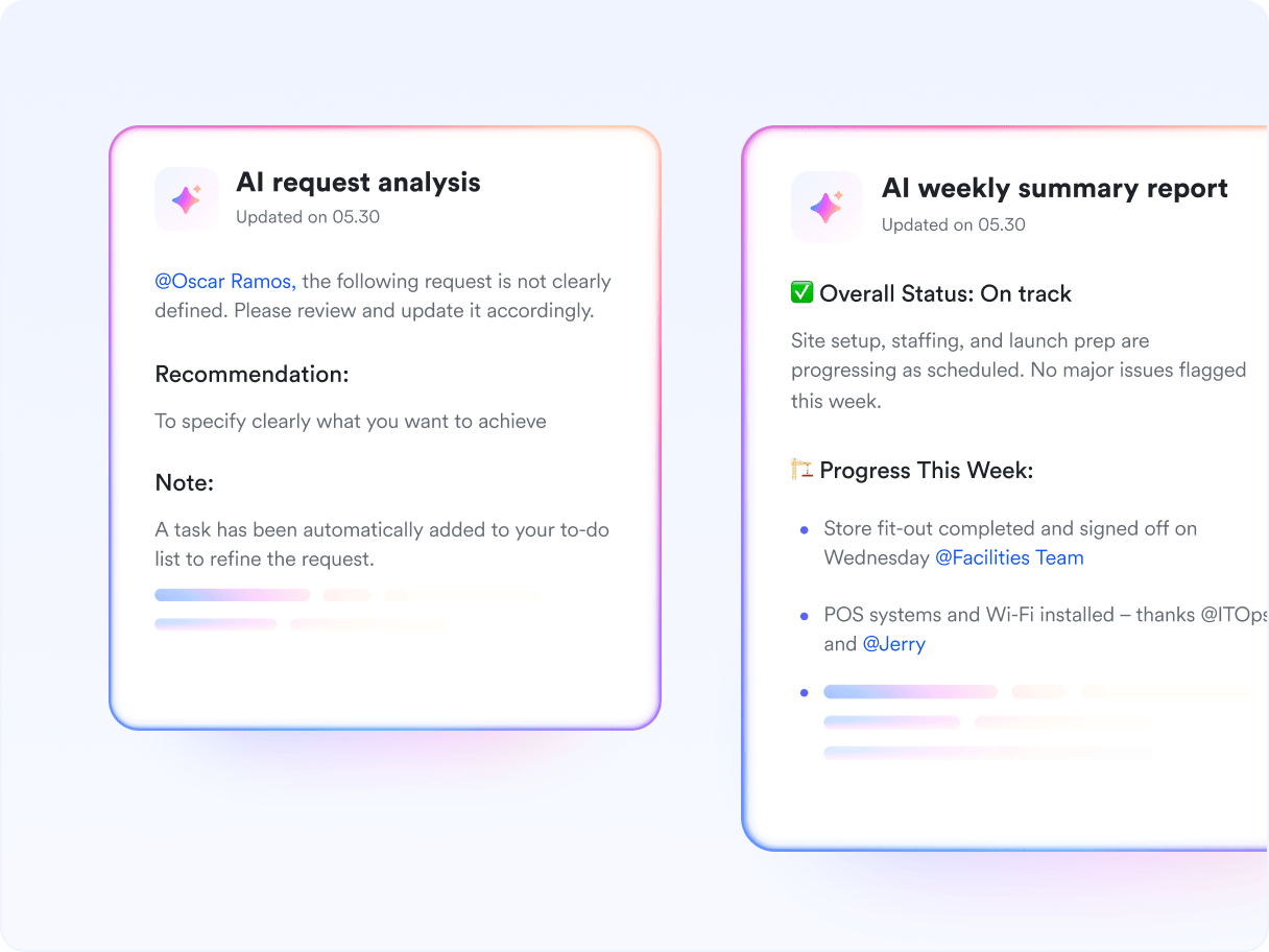 AI-powered analysis and summary