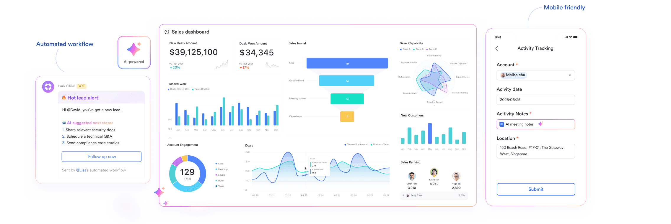 Lark CRM overview