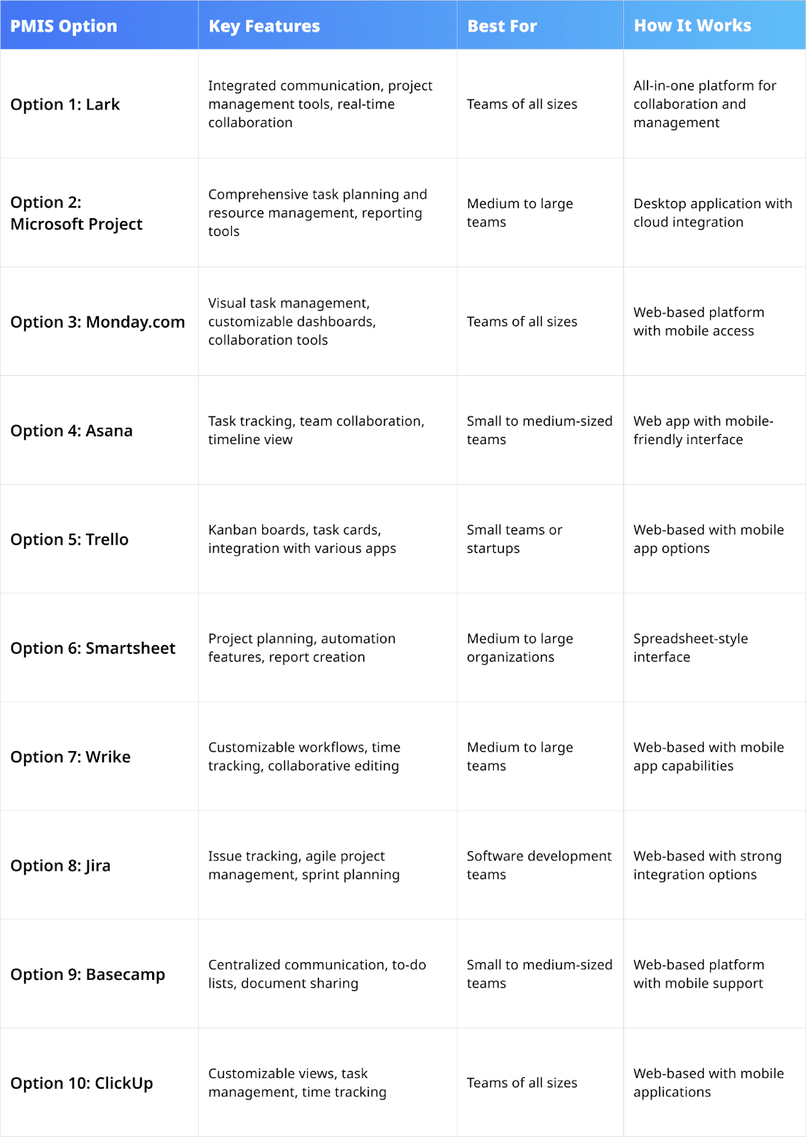 Top 10 project management information system