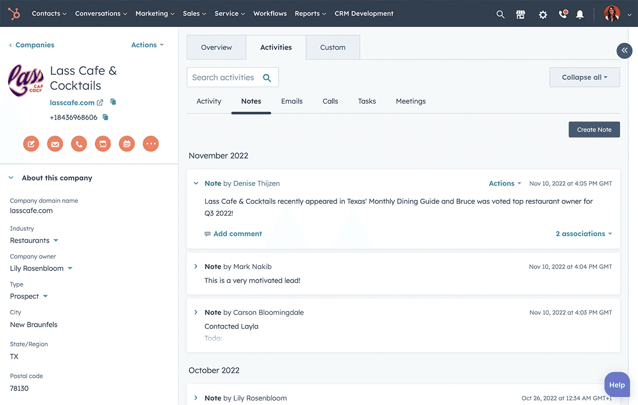 HubSpot CRM