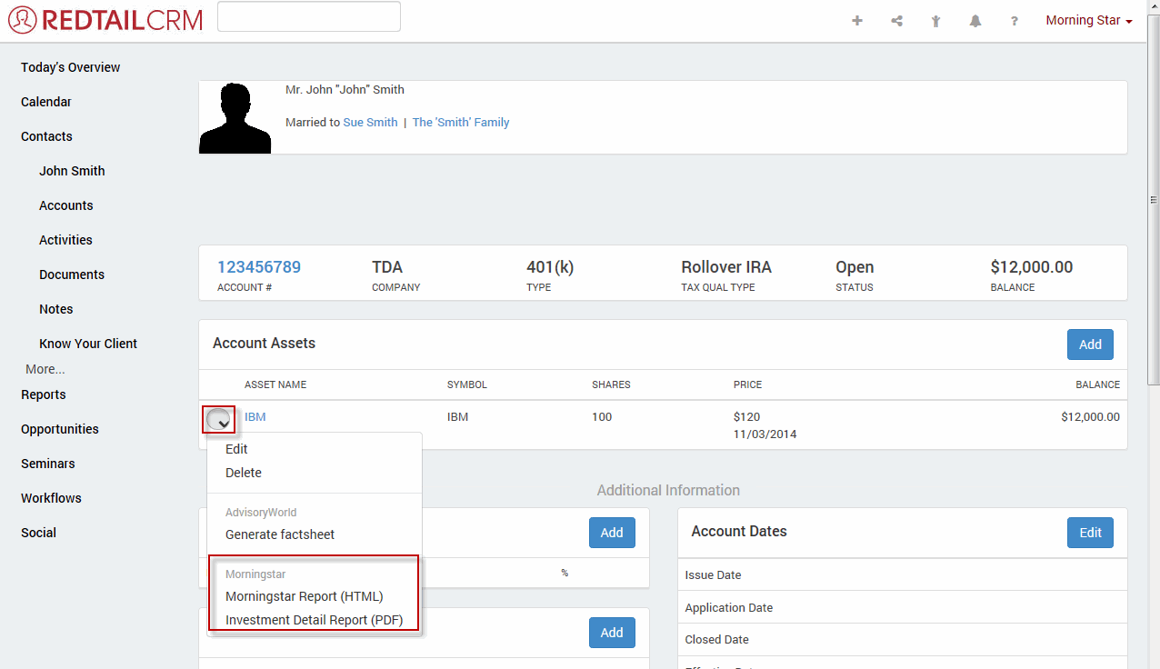 Redtail CRM software for financial advisors