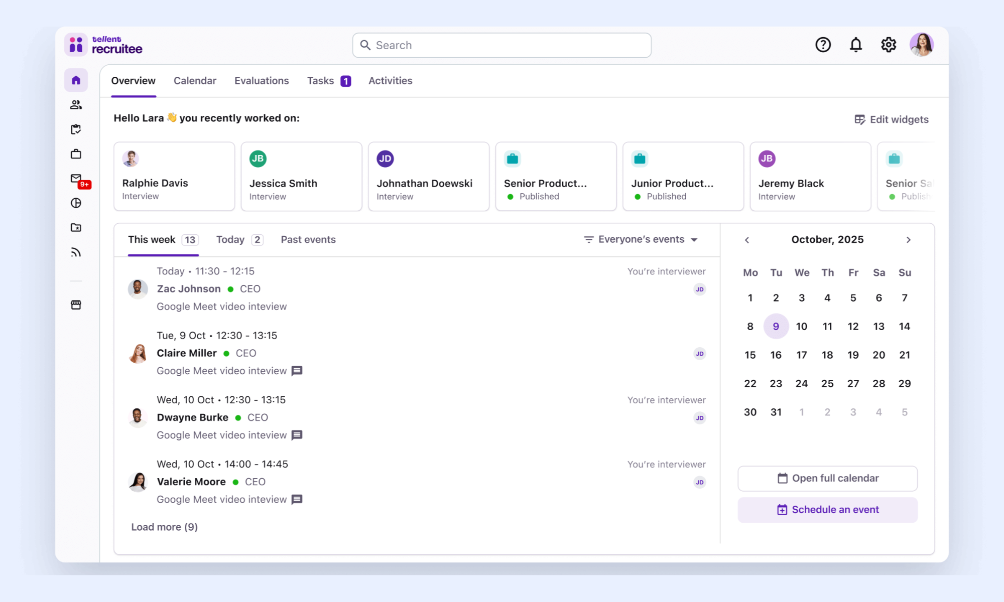 Recruitee user-friendly recruitment platform focused on team collaboration