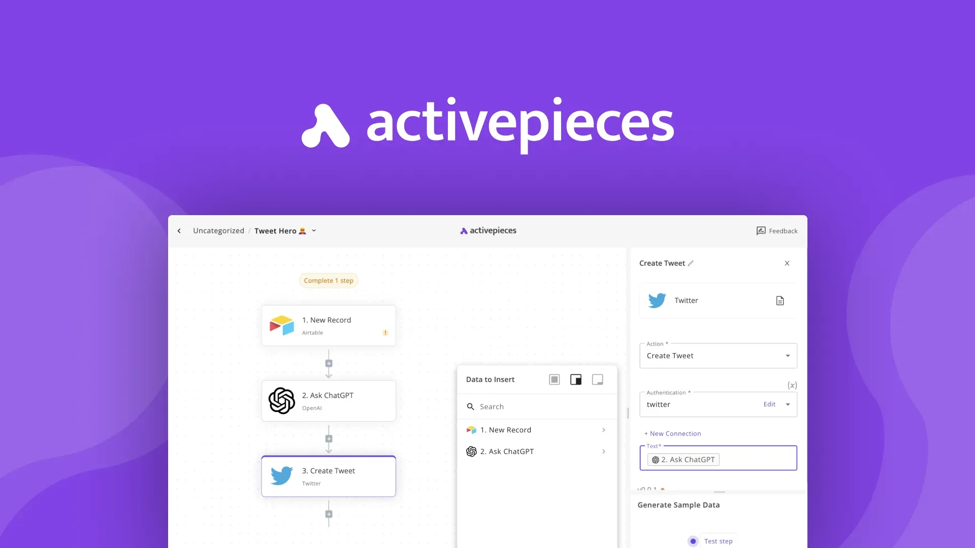 Activepieces: Lightweight automation framework for developers