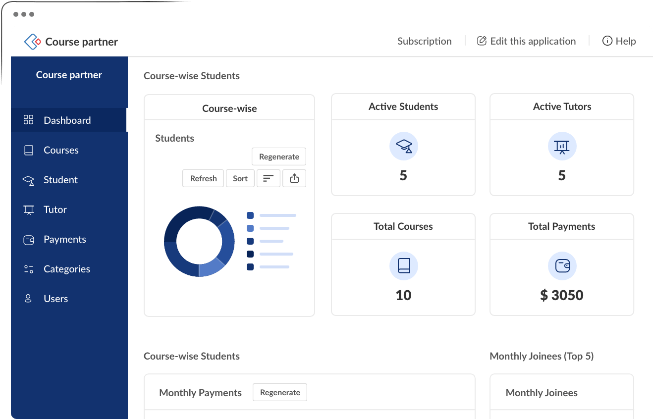 Zoho Creator is a low-code application platform