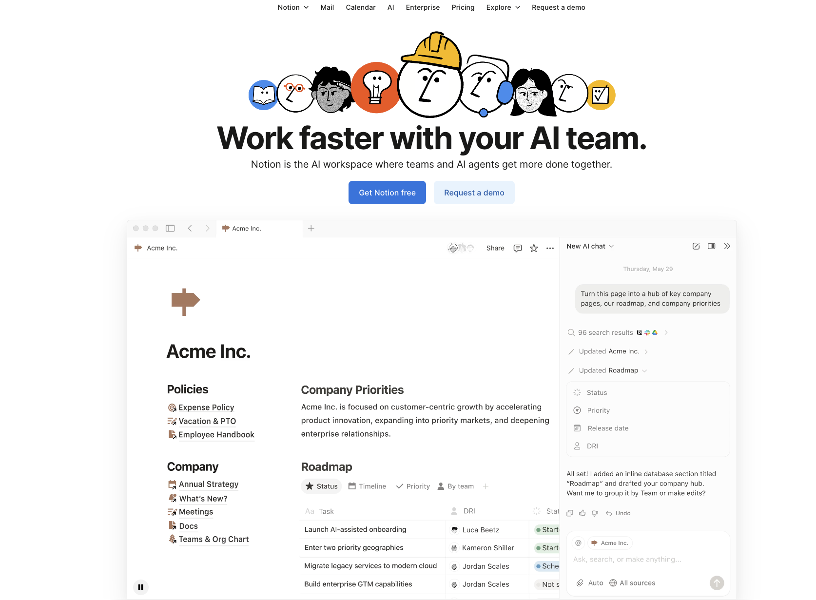 Notion as a design collaboration tool