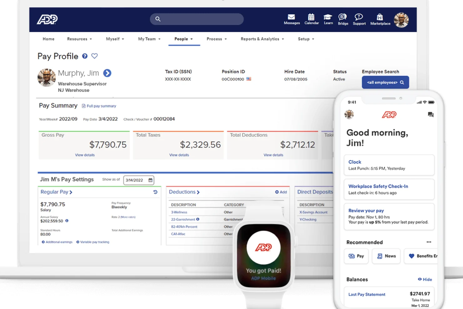 ADP Workforce Now is a payroll management system software platform