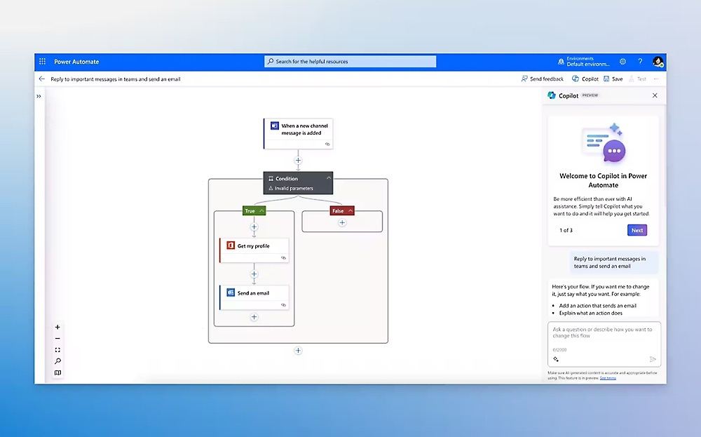 Business automation in Microsoft Power Automate