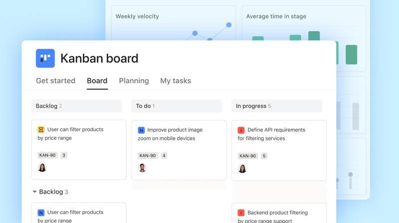 Asana kanban boards