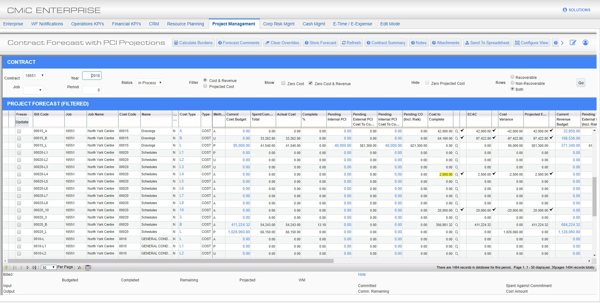 CMiC ERP accounting for large contractors