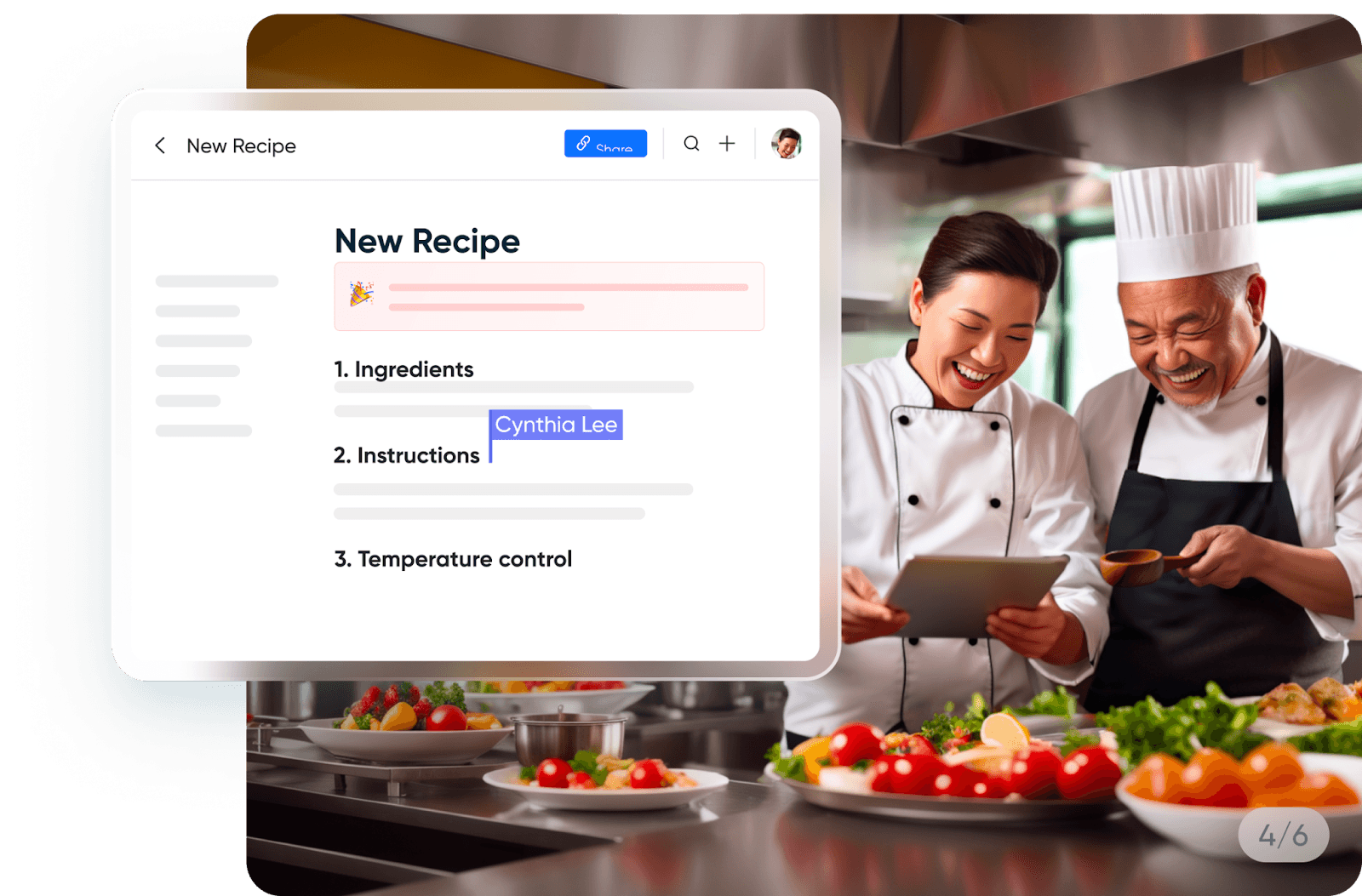 New recipe documentation in Lark