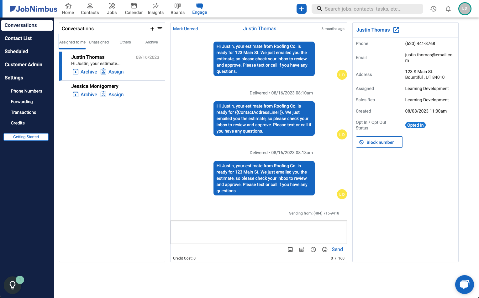 JobNimbus CRM for roofing and construction