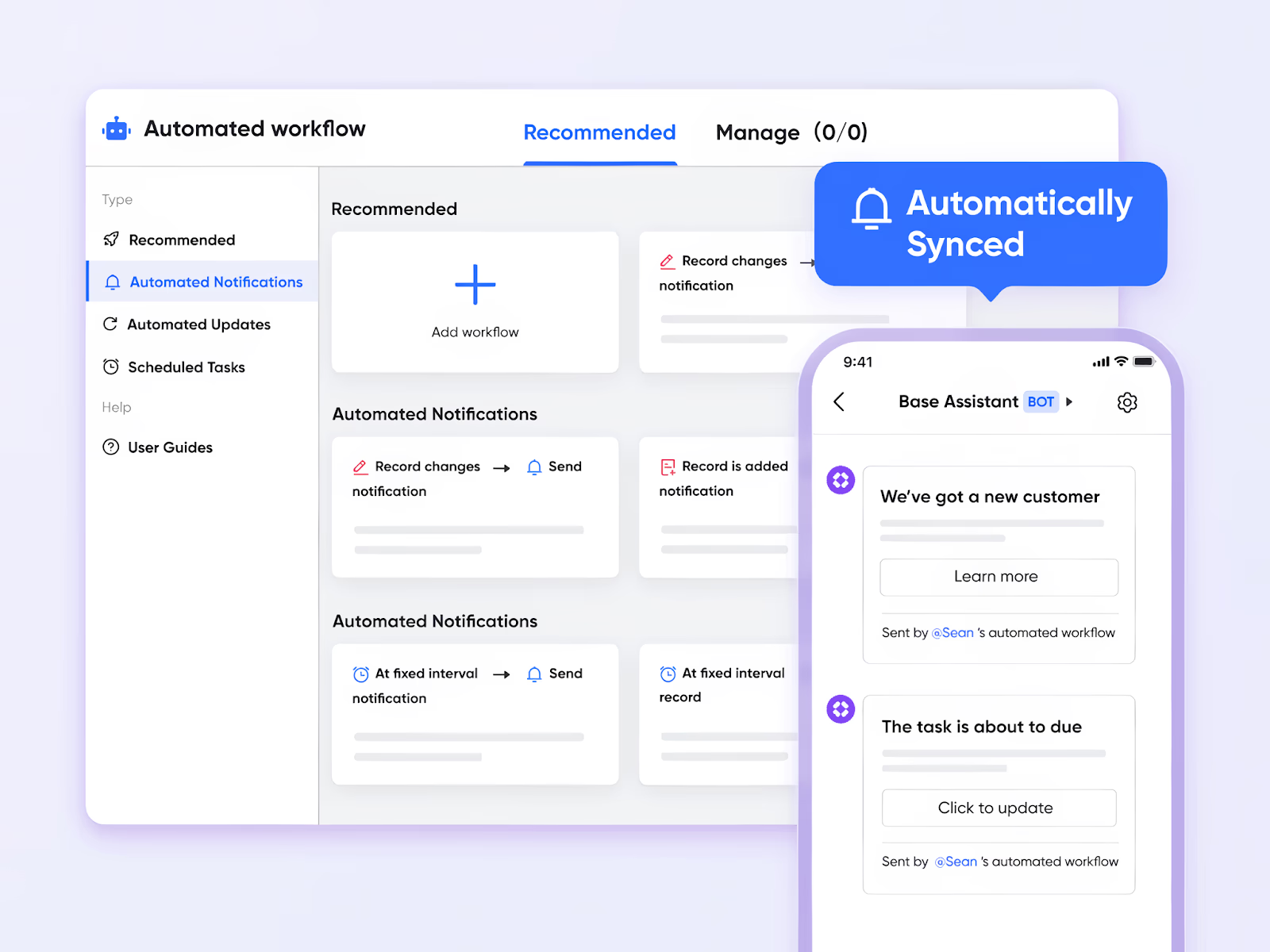 Lark Base automated workflow