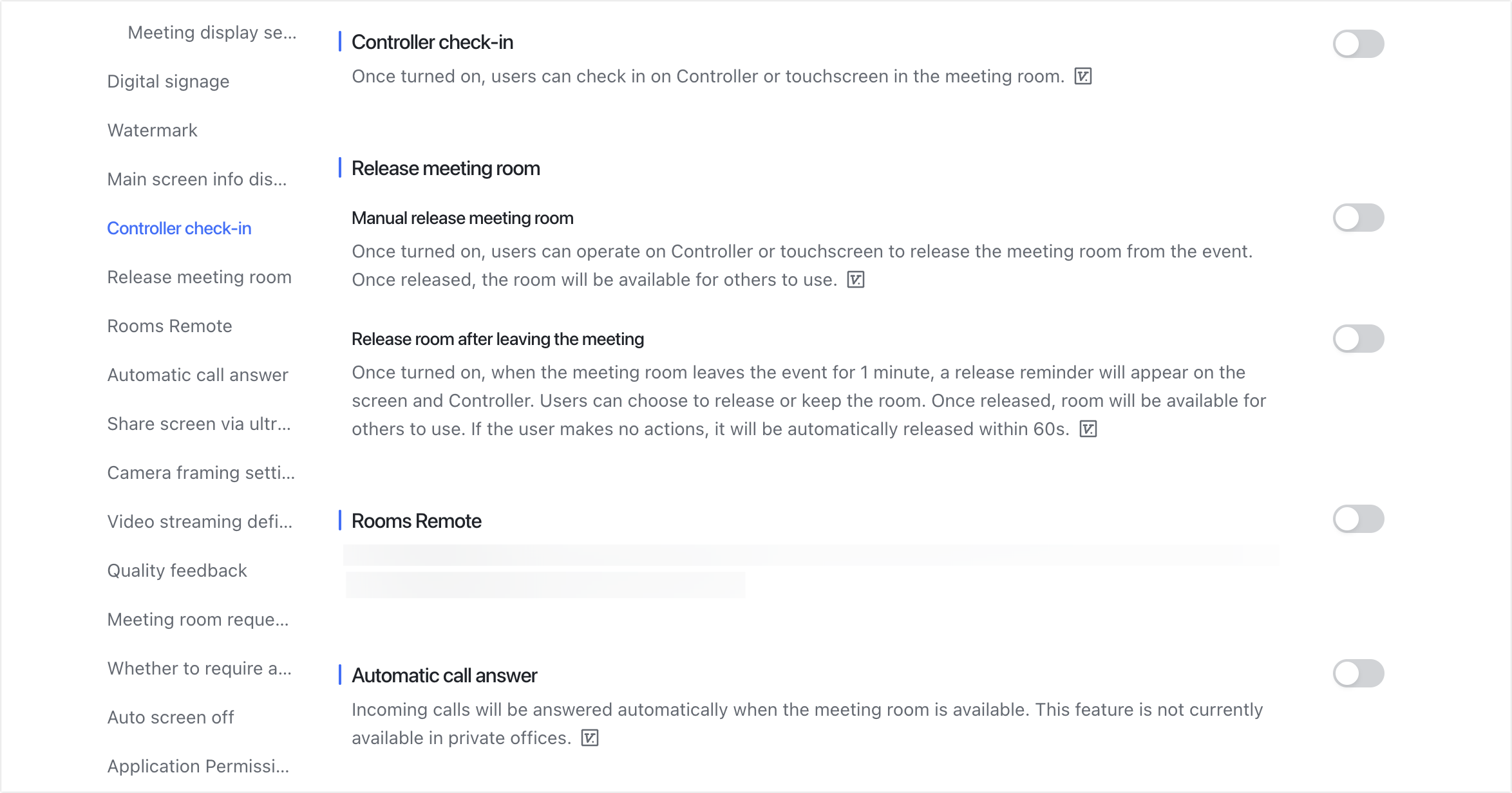 Admin | Configure Lark Rooms
