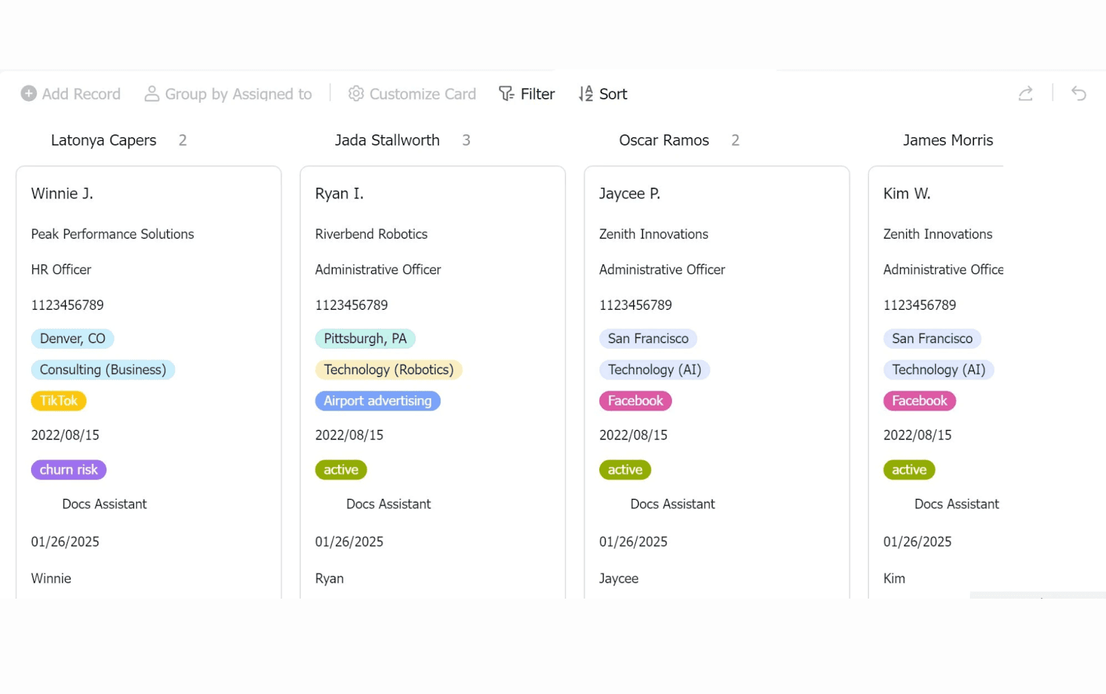 Sales tracker – lead analysis and follow-up