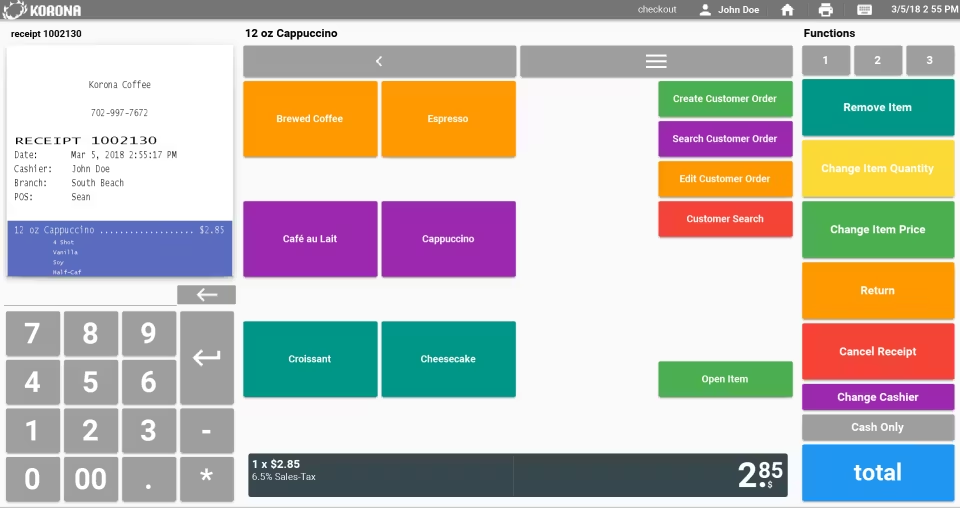 KORONA POS is a retail store management software system