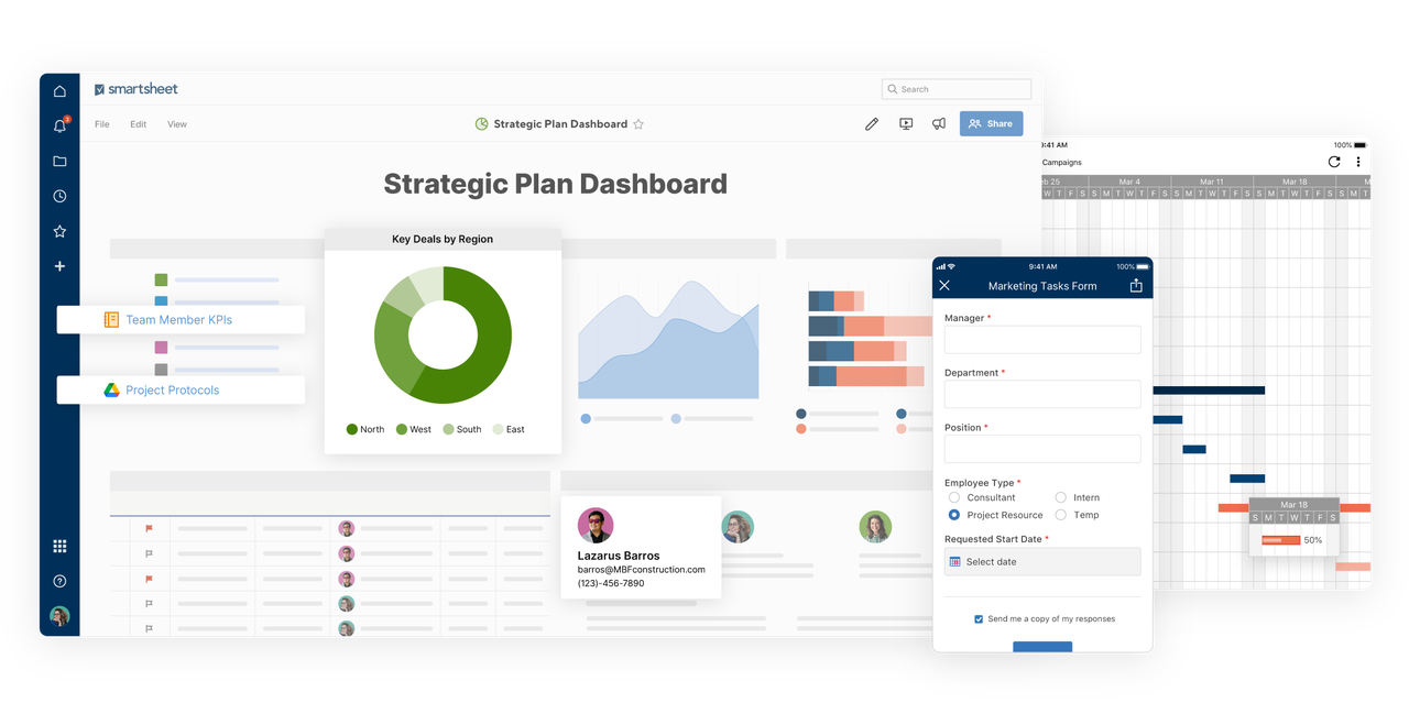 Smartsheet is a spreadsheet-style project management platform