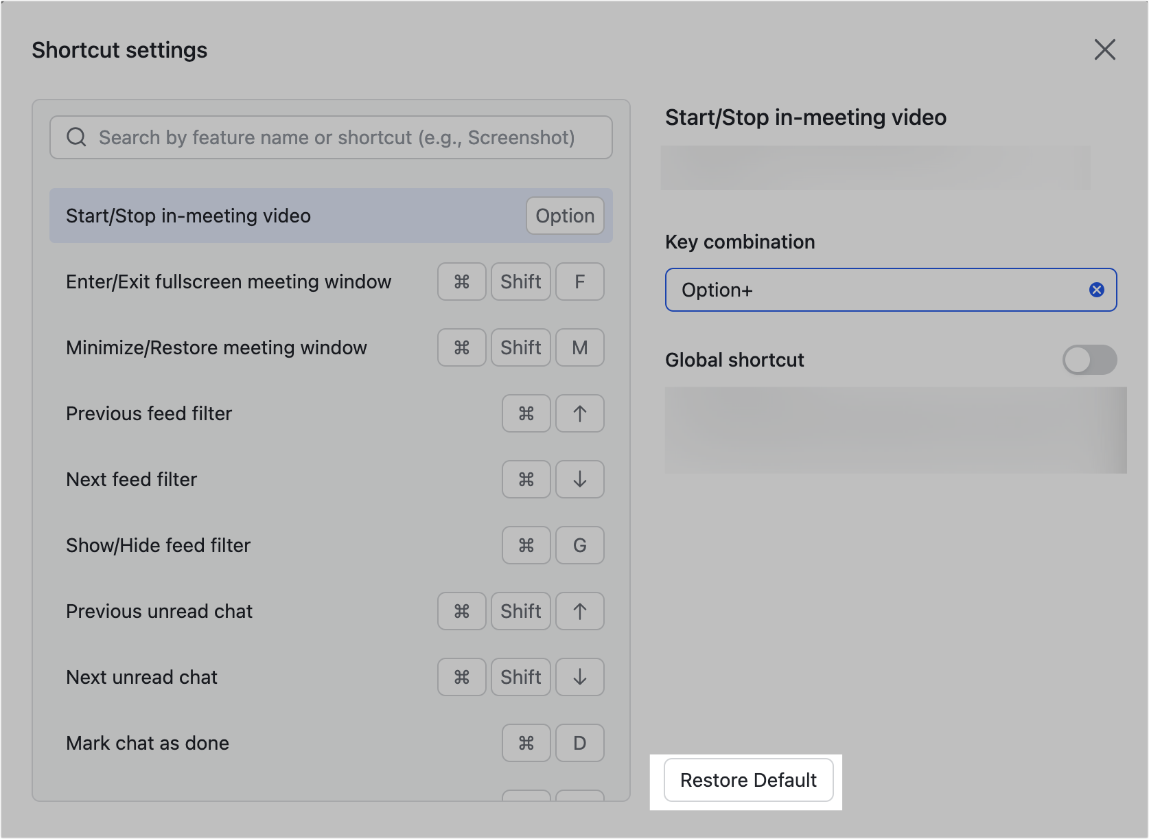 Use keyboard shortcuts in the Lark desktop app