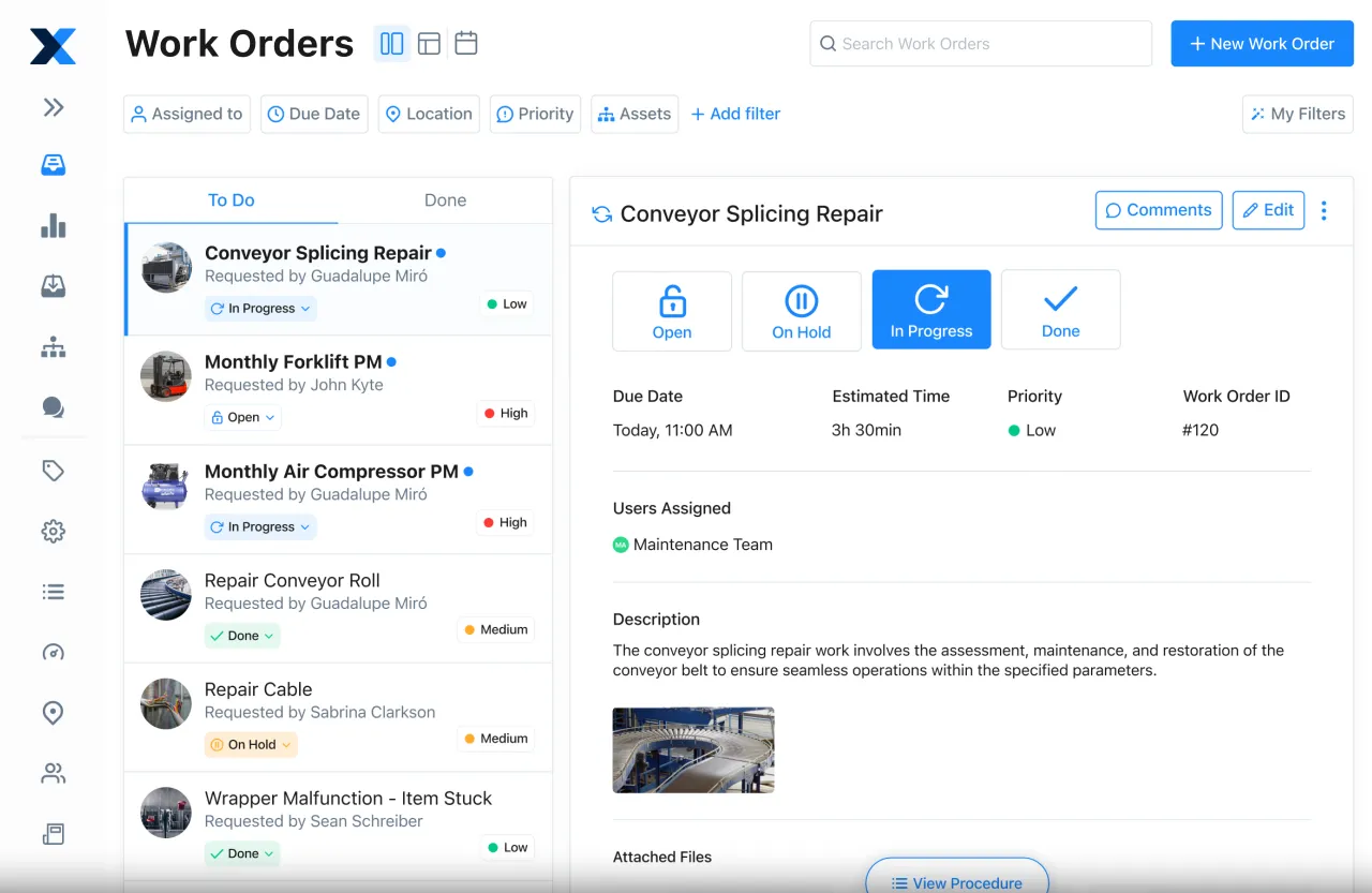 MaintainX asset operations management