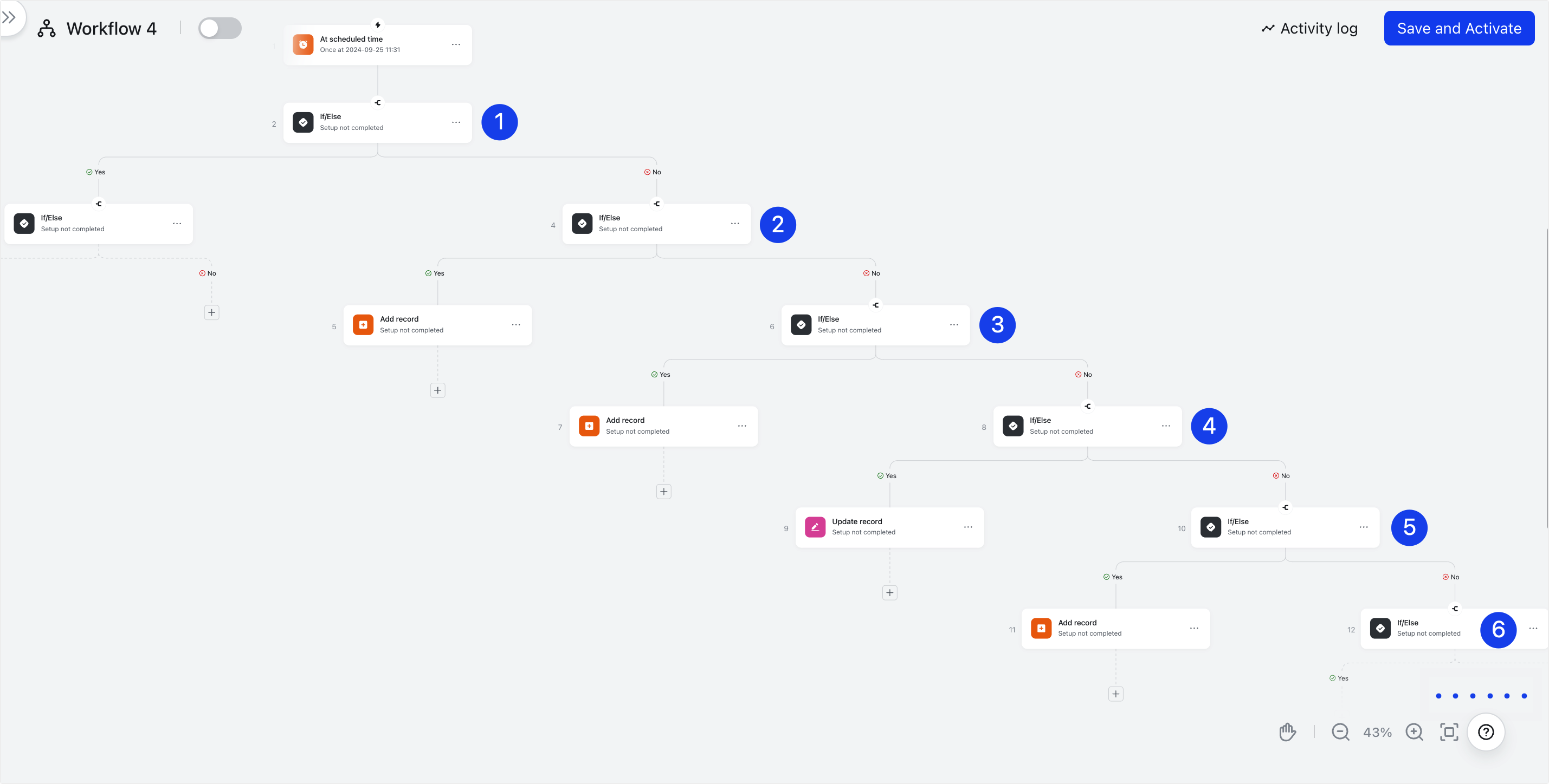 Use the IF/Else node in Workflow