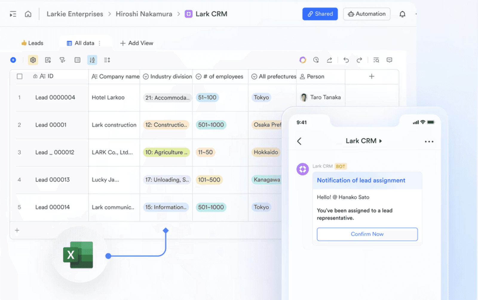 Accelerate Sales Responses & Automate Lead Distribution in Lark