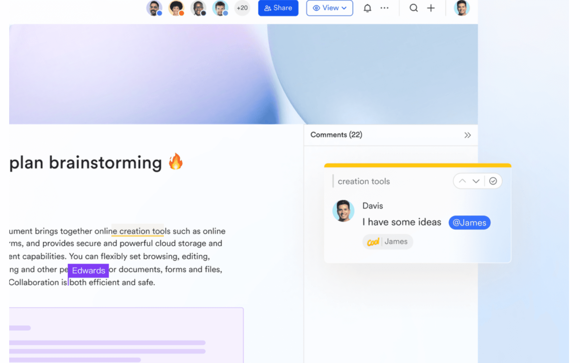 Lark Docs cooperation