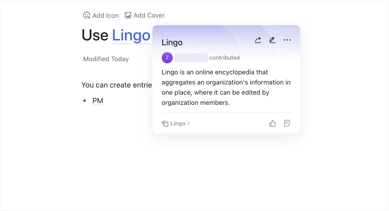 Use Lingo in Docs