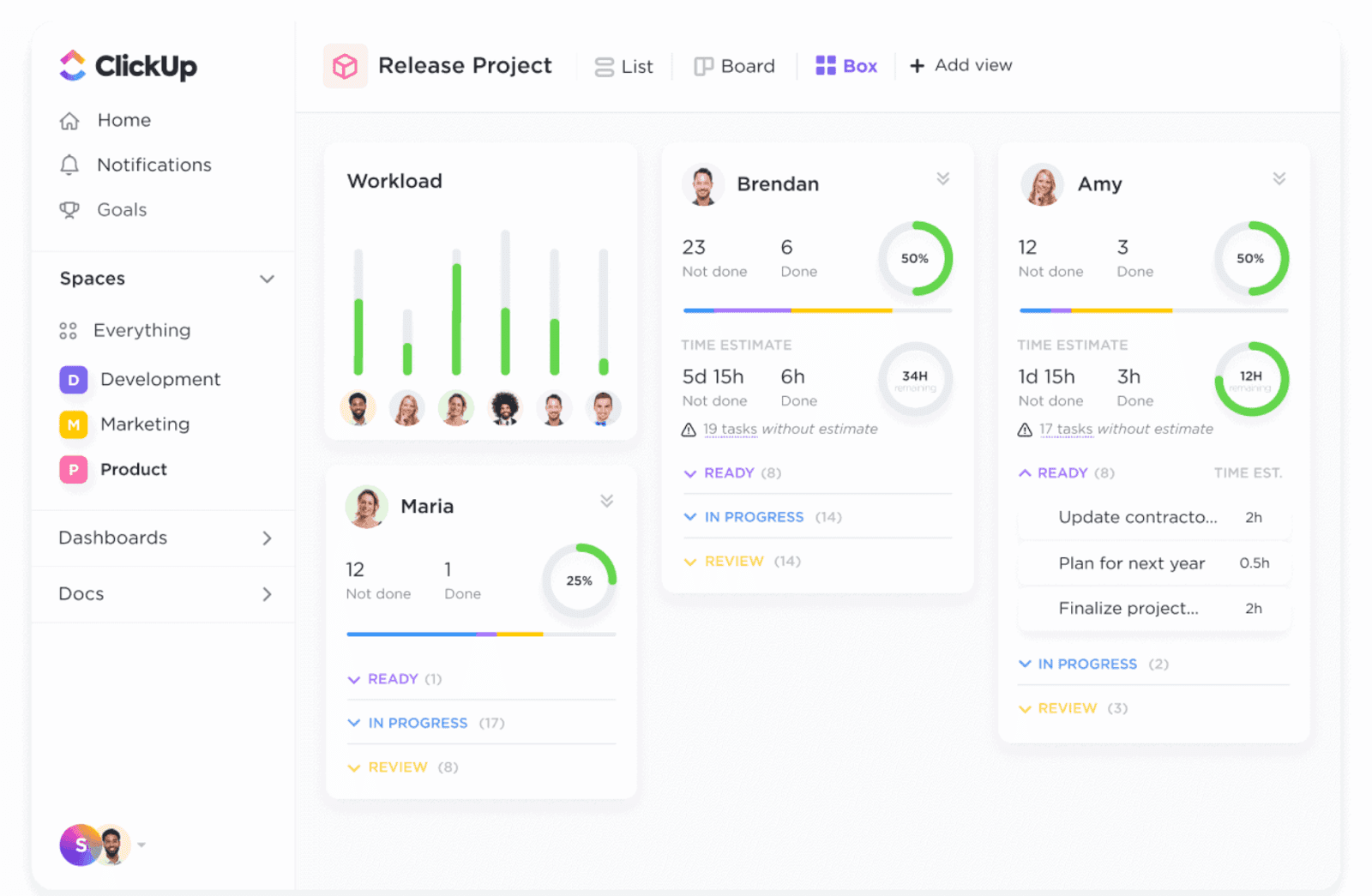 Click up key features 