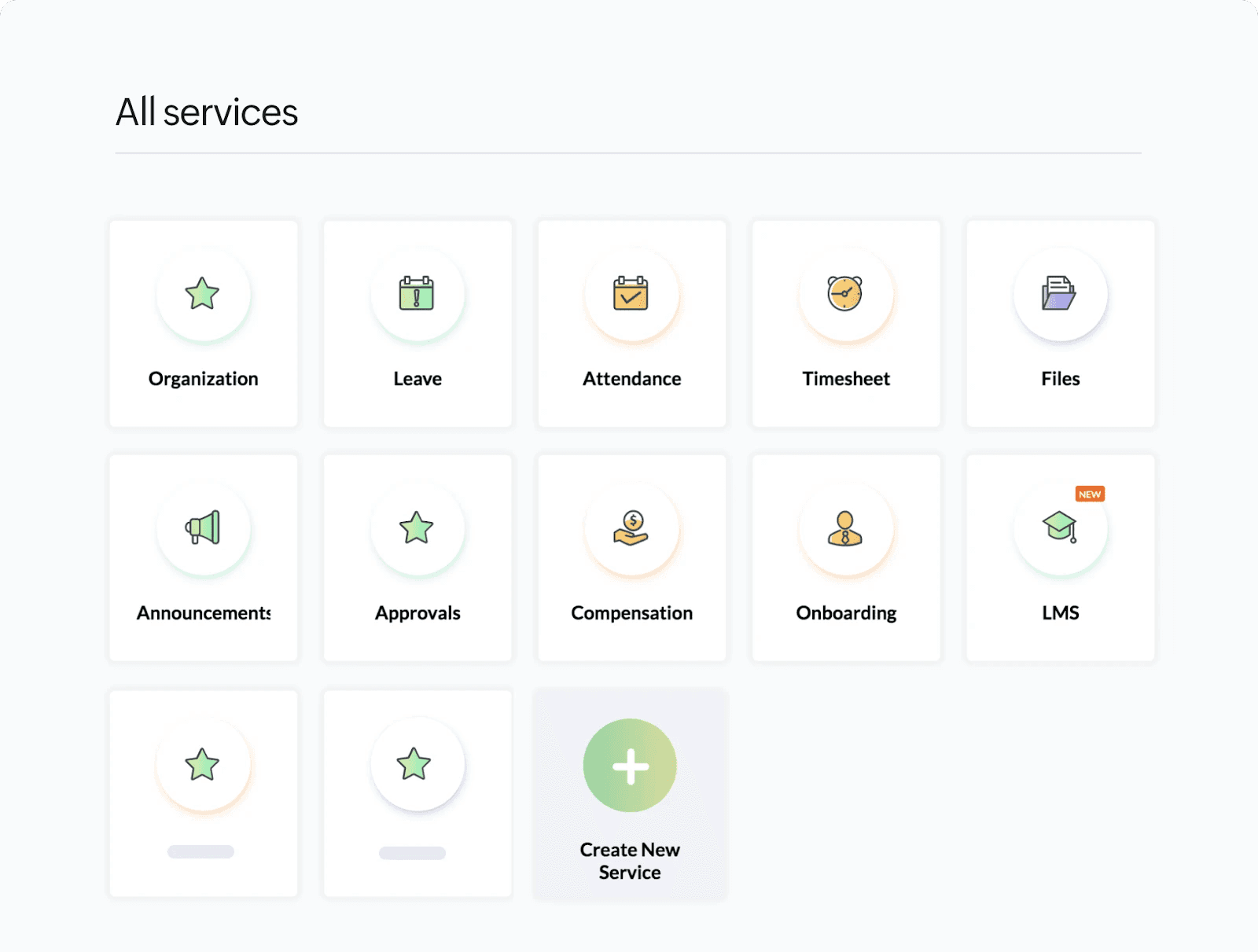 An overview of Zoho People’s services&nbsp;