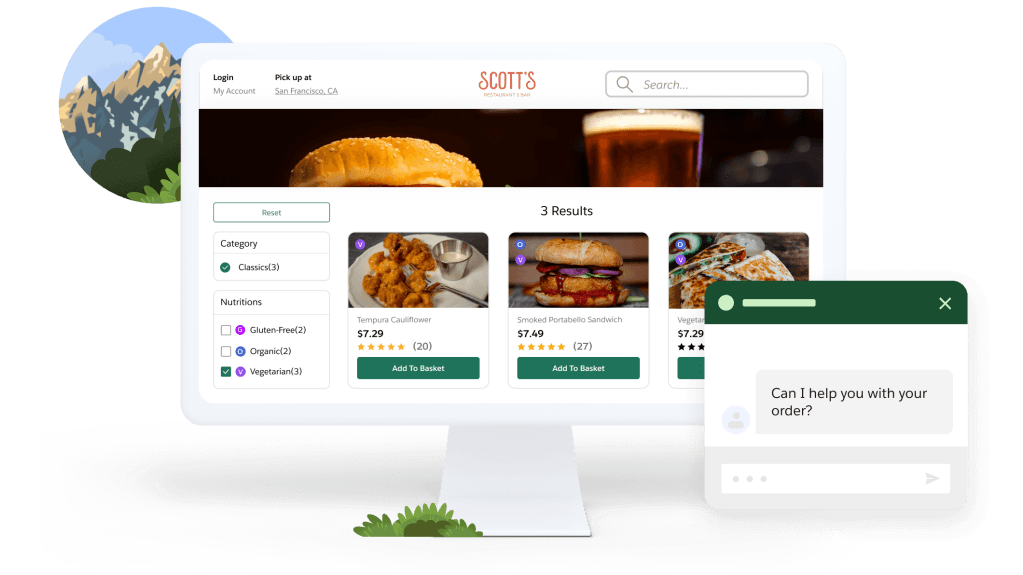 Salesforce's solution for the food and retail industry