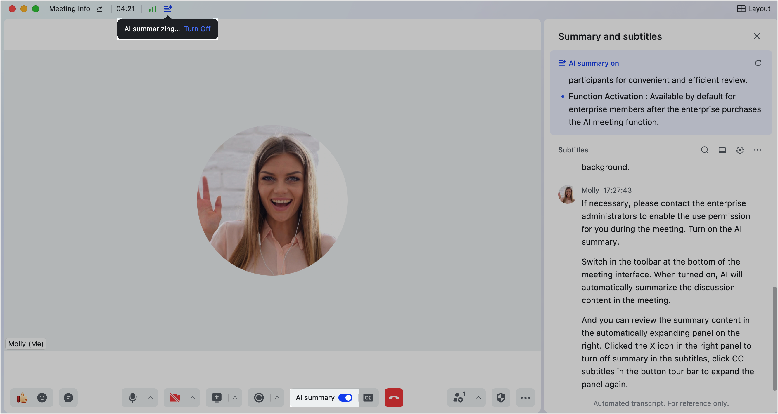 Generate AI Notes for Meetings
