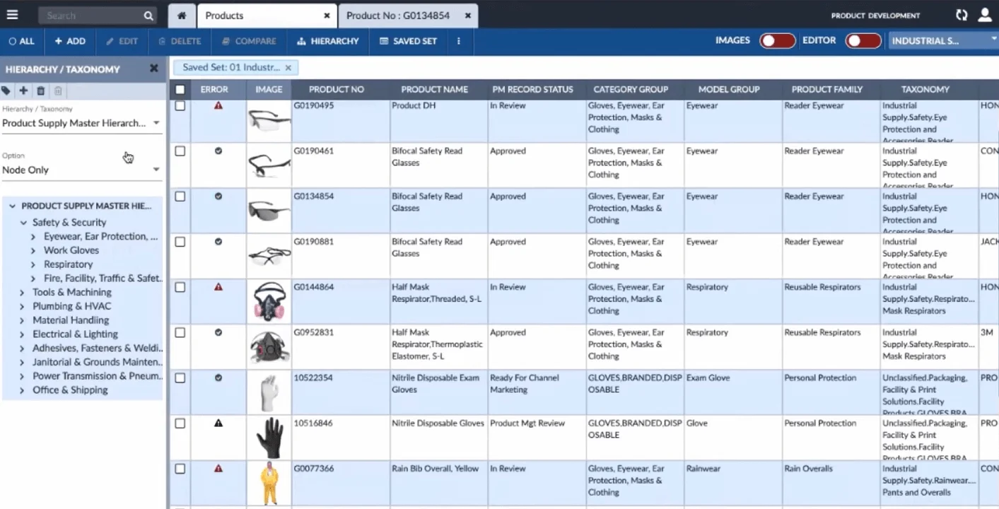 Riversand centralizes and governs large volumes of business data