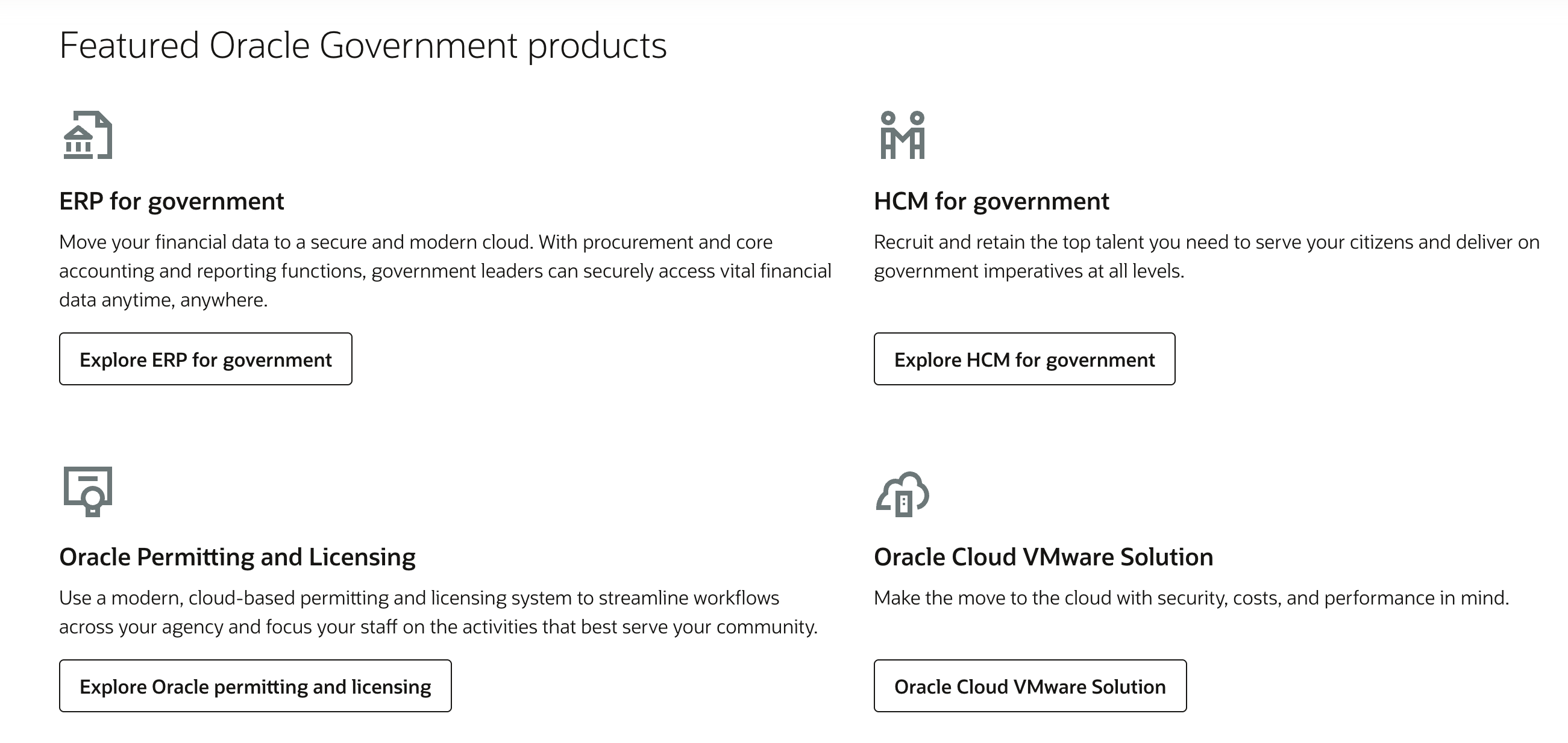 Oracle Public Sector supports government CRM