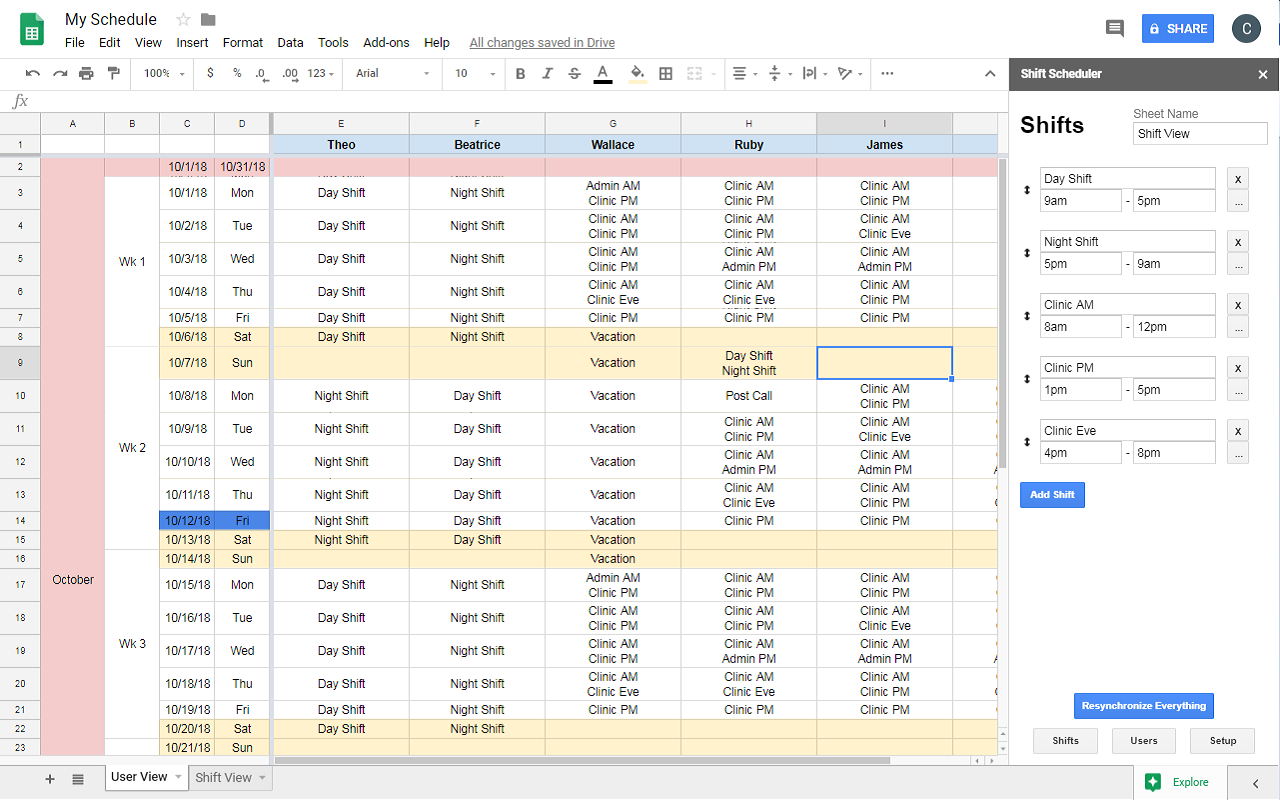Workplace management in Google Workspace