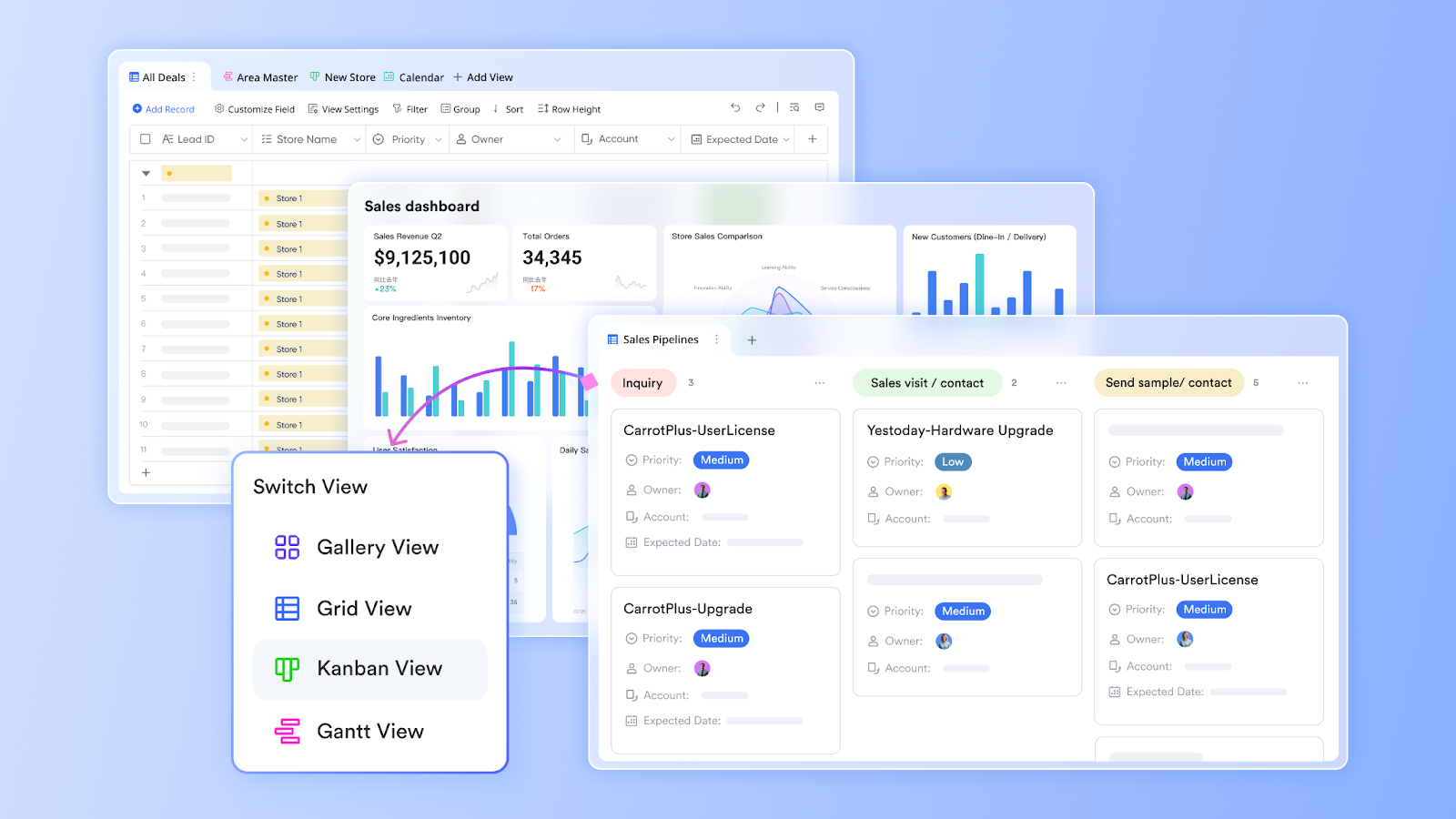 Kanban Views in Lark