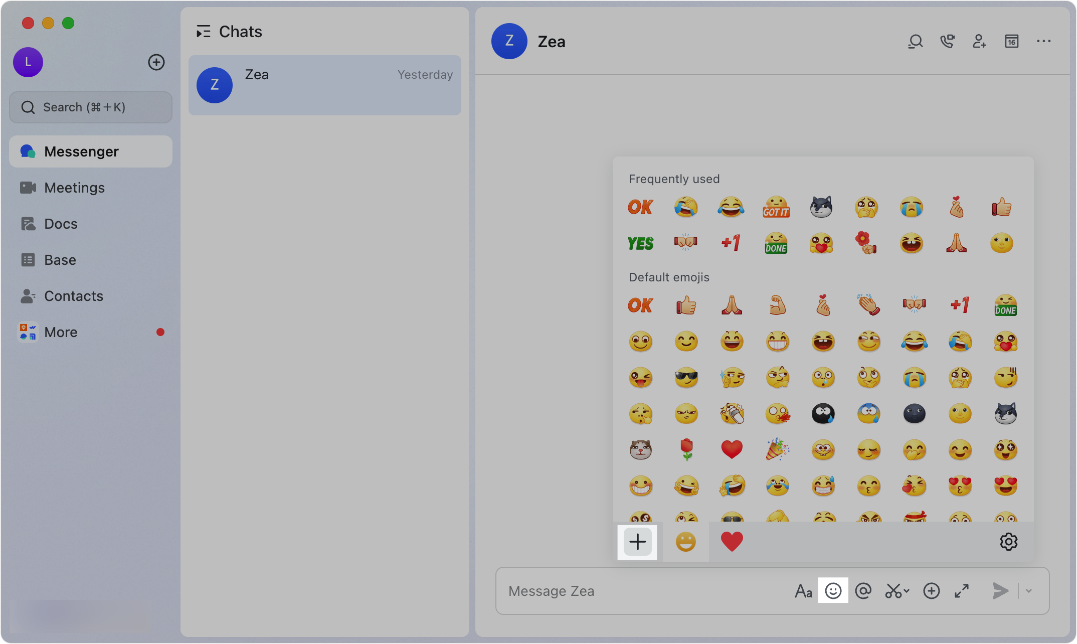 Add sticker packs from the Sticker Store