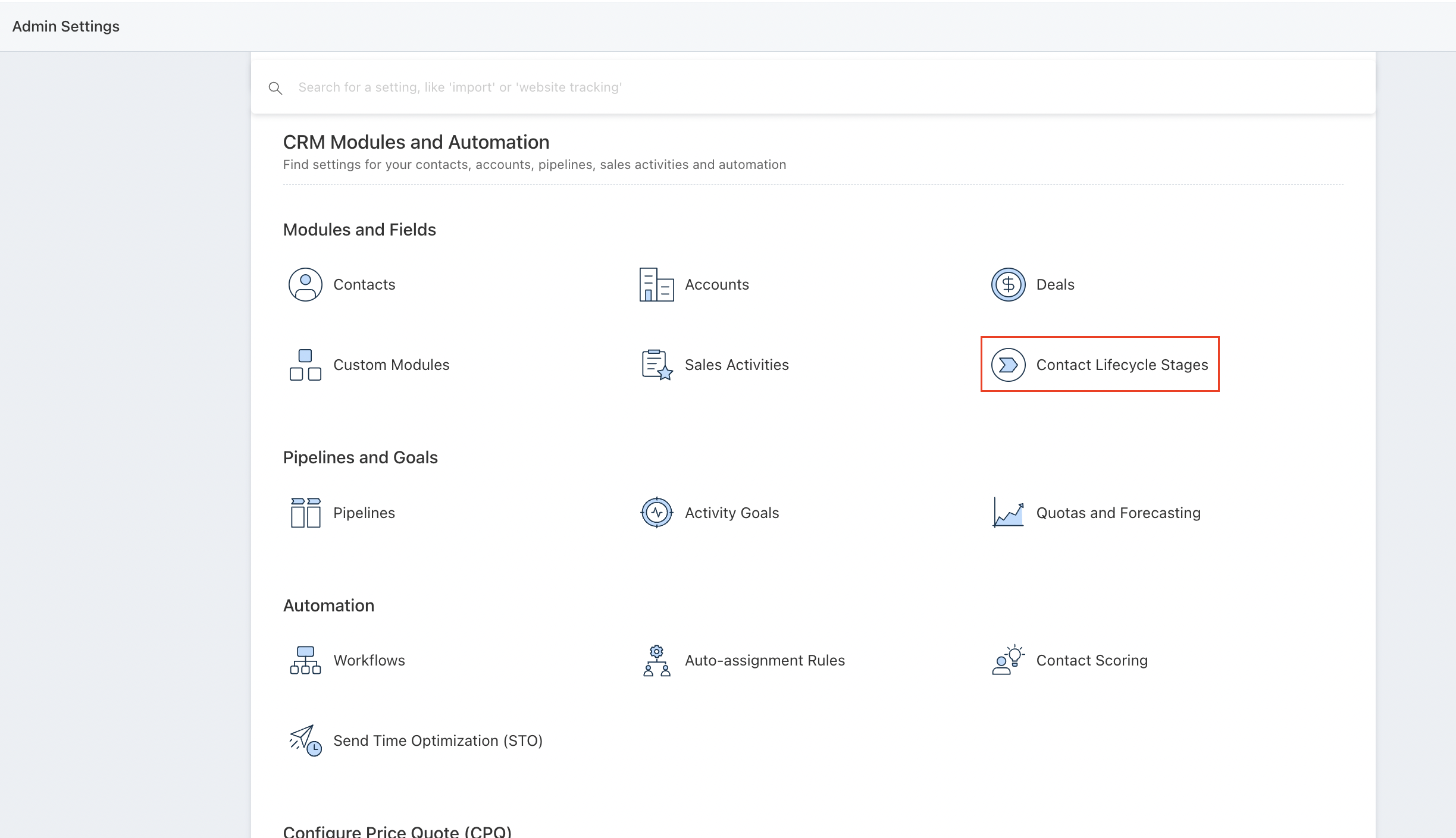 Customizing your sales pipeline and lifecycle stages