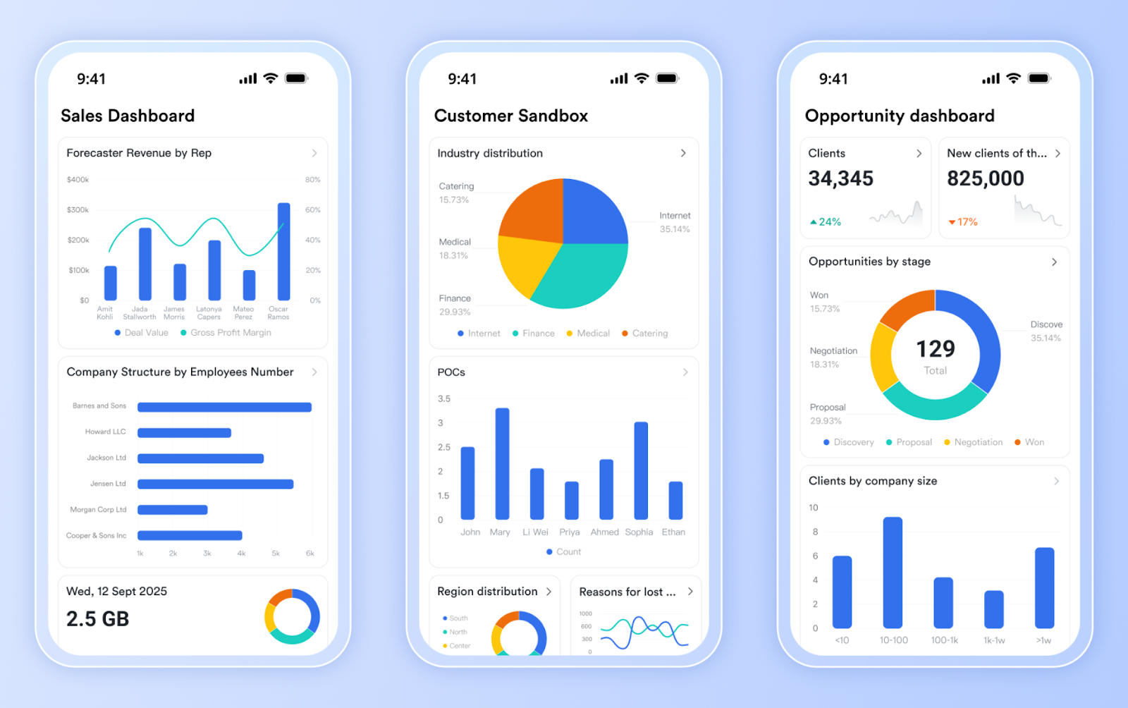 Lark mobile CRM