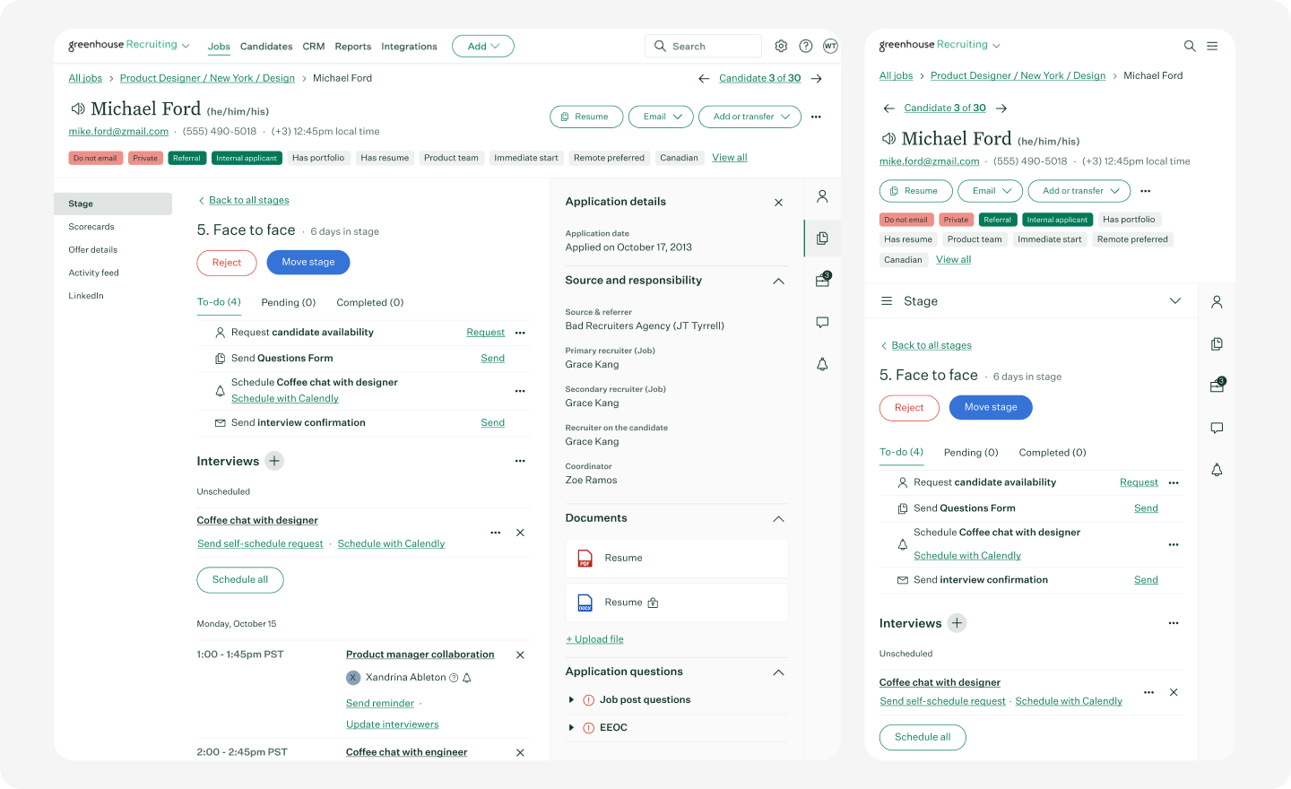Greenhouse is an enterprise-grade applicant tracking software