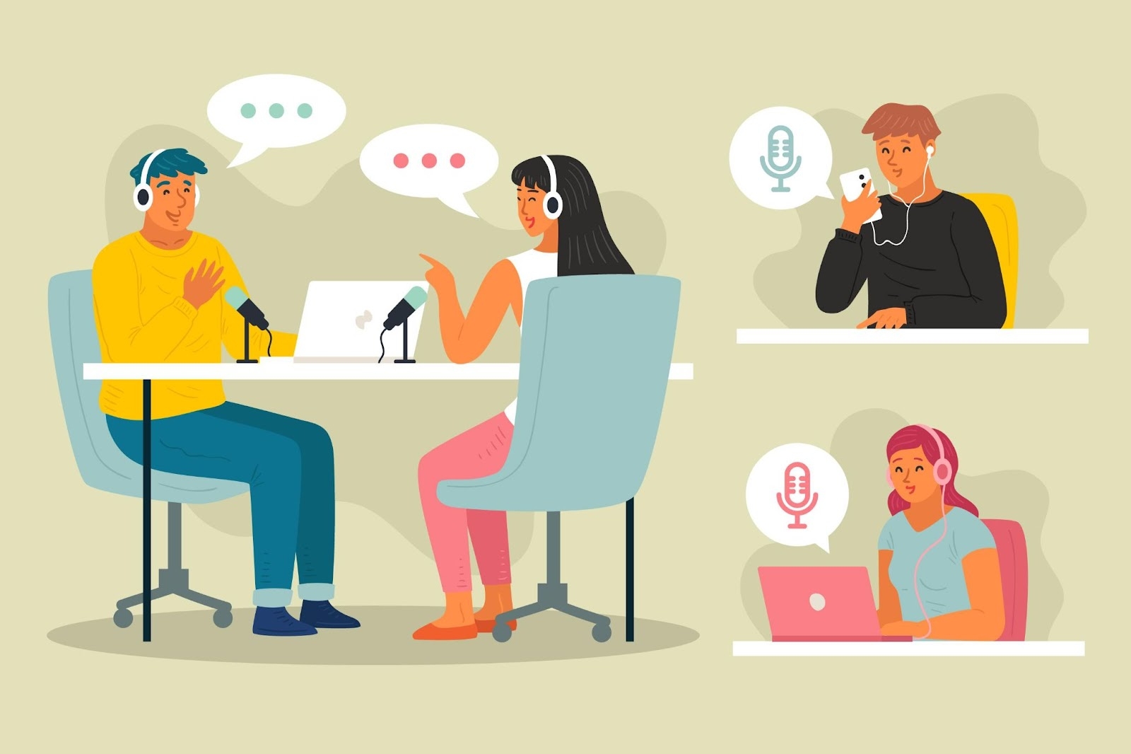 Audio conferencing example