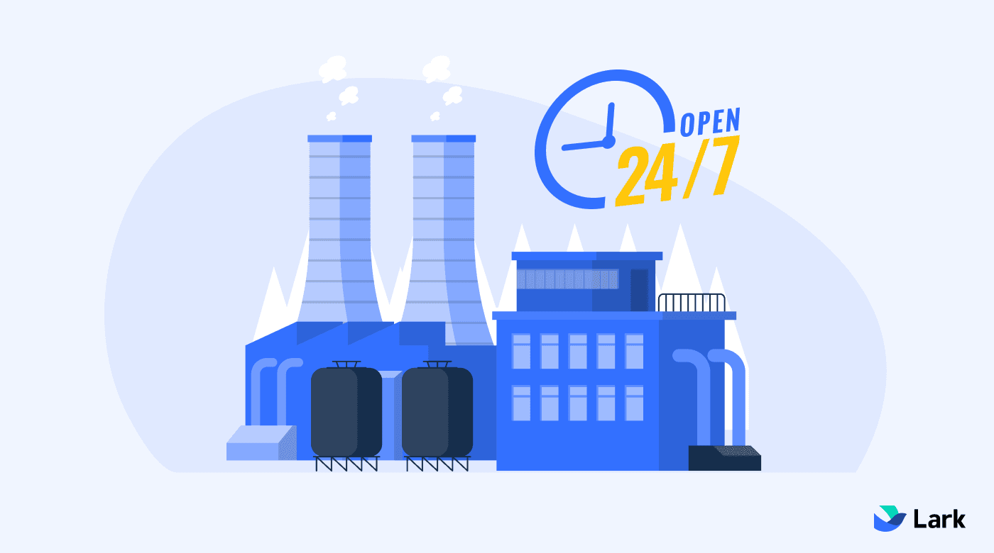 A chemical plant