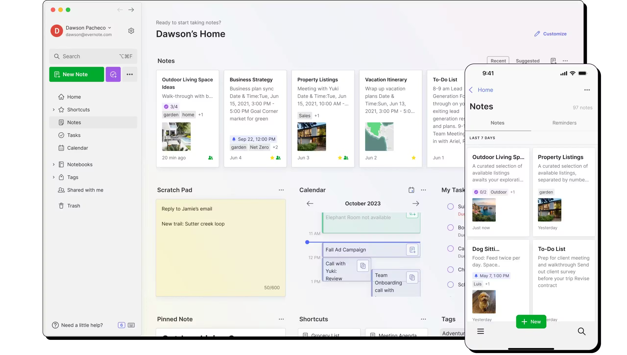 Evernote: Best long-term digital notebook for Mac