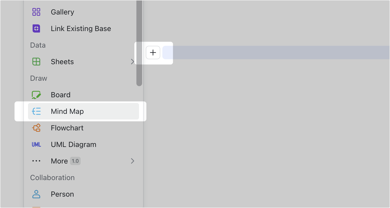 Insert mind maps in Docs