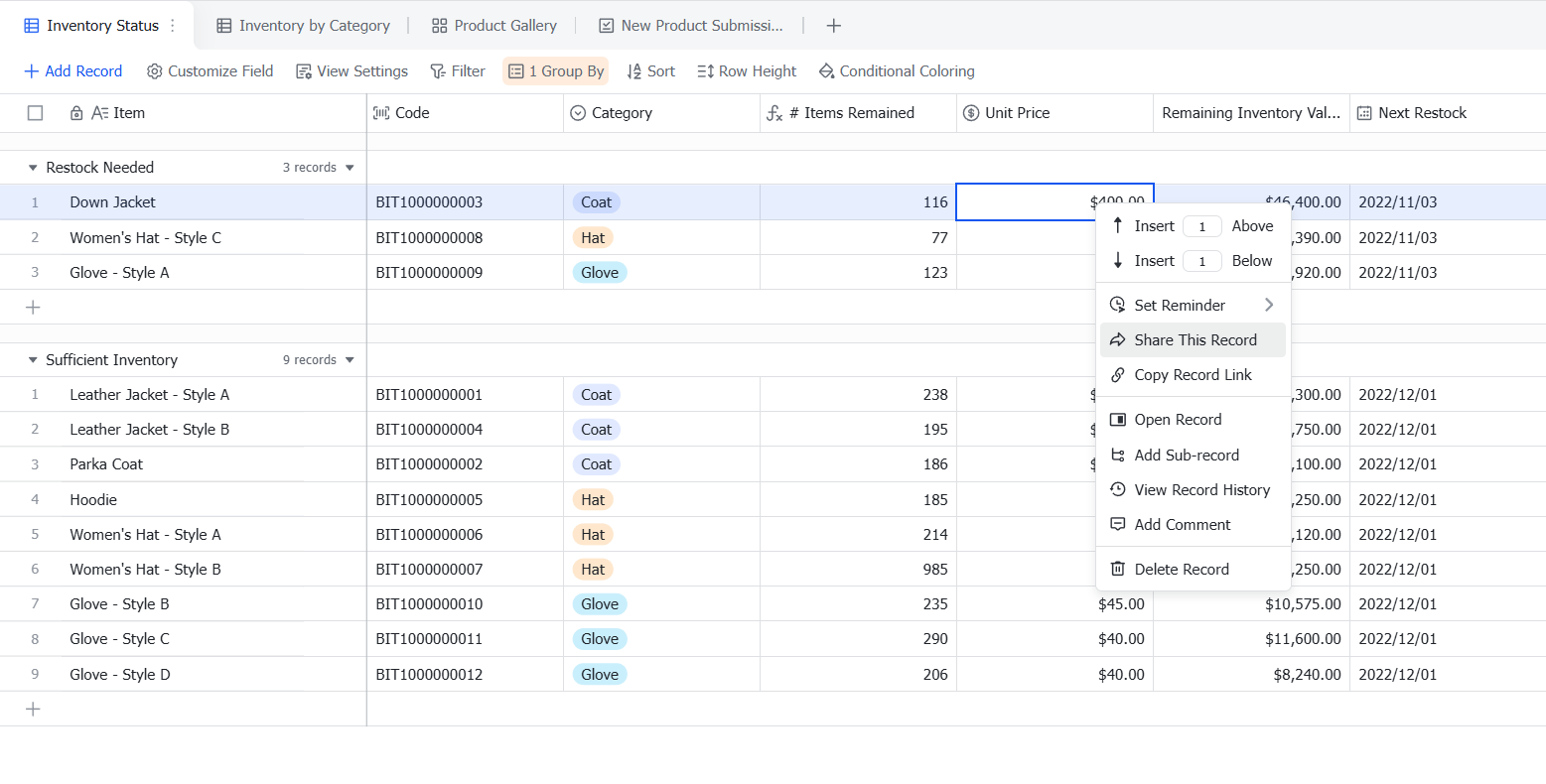 Share Base record & Lark Messenger: Full-context discussion and record track