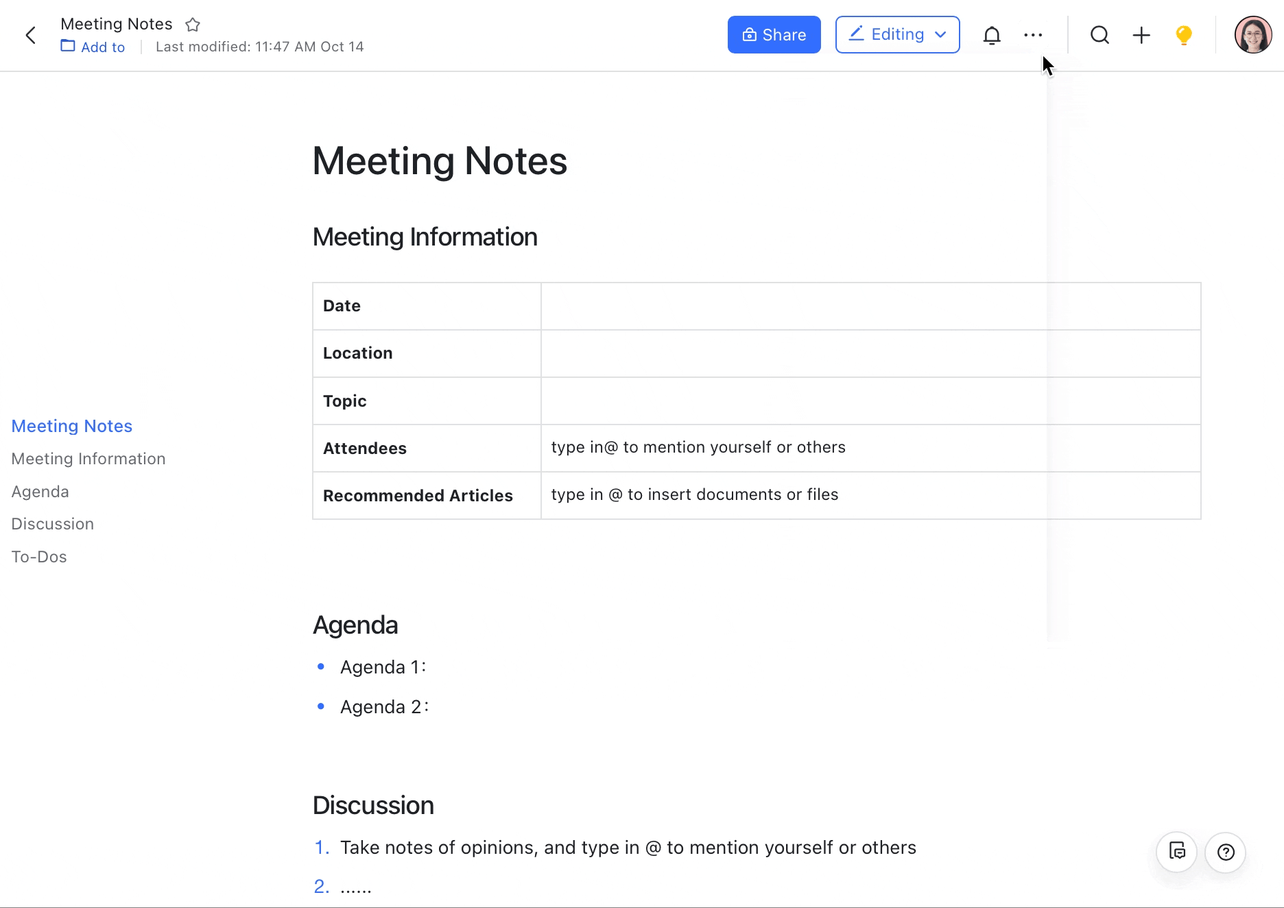 Document translation in Lark