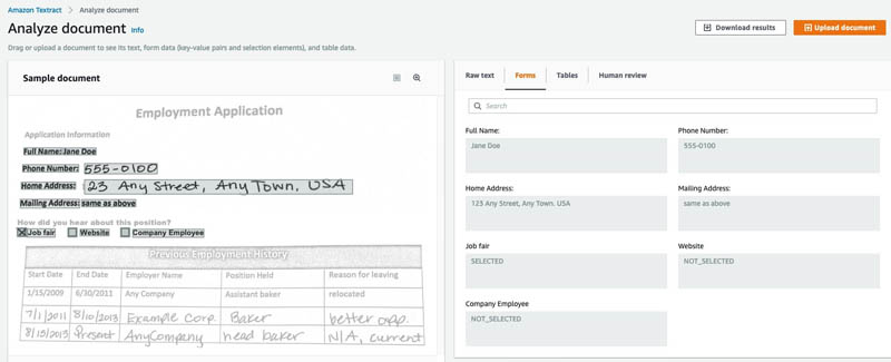 Amazon Textract allows AI text extraction for large organizations