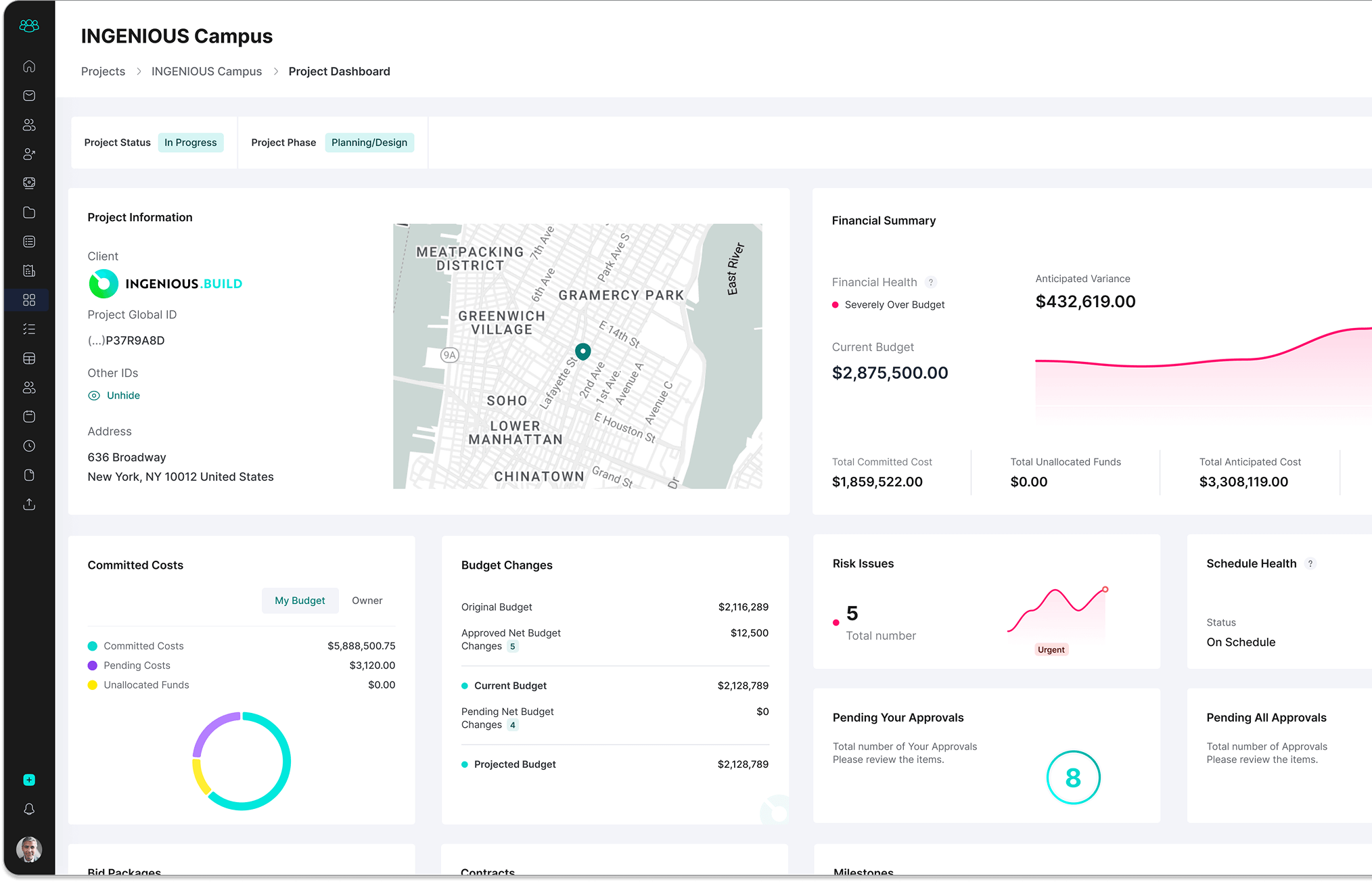 Ingenious.Build: Best for Full Lifecycle Construction Management