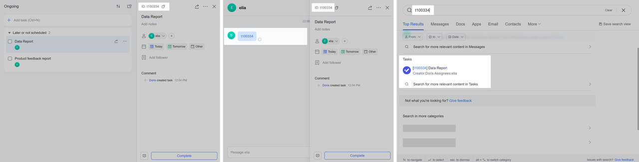 Tasks updates