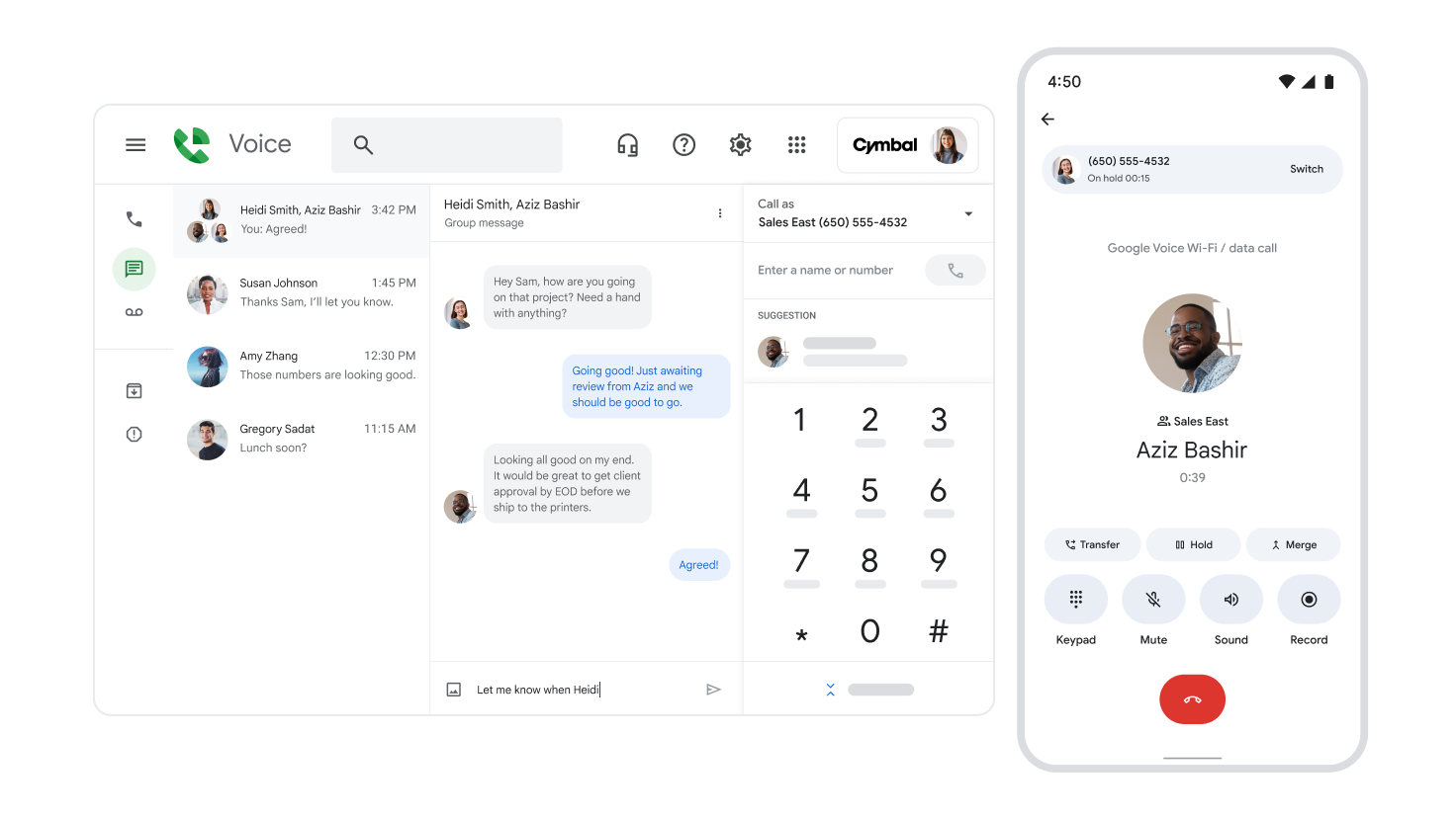 Google Voice: Best free option for budget-constrained teams