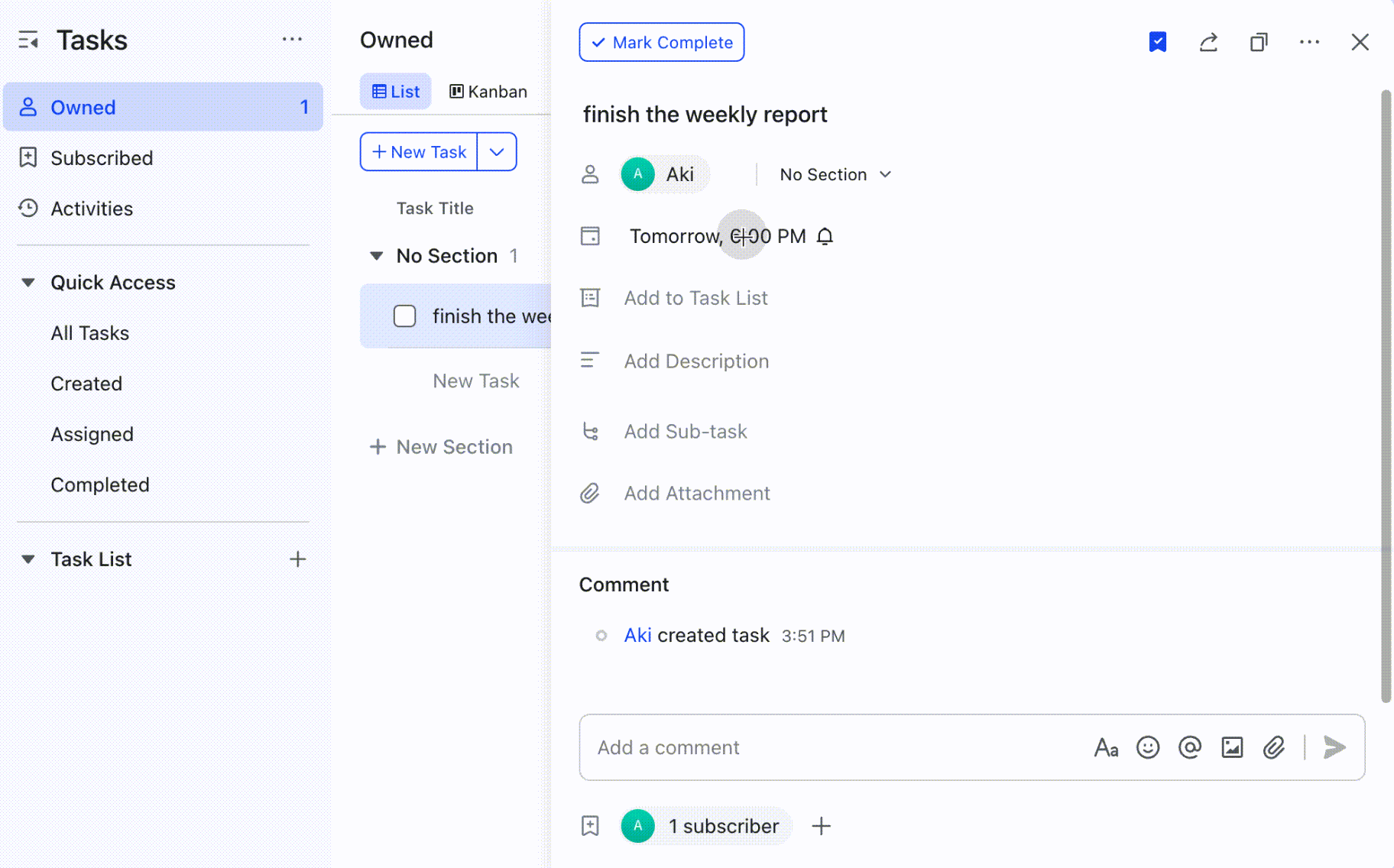 Project management workflow made easy with Lark Task