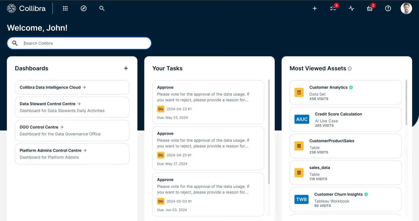 Collibra: Best for enterprise data governance and cataloging